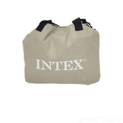 Надувная кровать Двухспальная Intex 64490-3, 152 х 203 х 51, встроенный электрический насос, подушки, наматрасник Бежевый (hub_omgbfm) Ужгород