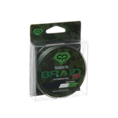 Шок-лидер Carp Pro Shock Braid PE X8 0.16мм 25м Dark Green Фастів