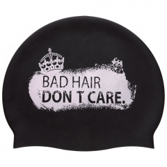 Шапочка для плавания MadWave DON'T CARE M055717 Черный Виноградів