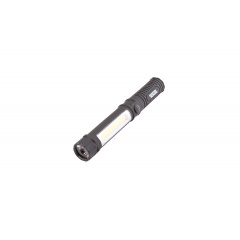 Фонарик магнитный MASTERTOOL 168х24 мм LED+COB LED 3xAAA ABS 94-0806 Сумы