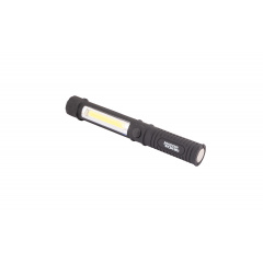 Фонарик магнитный MASTERTOOL 168х24 мм LED+COB LED 3xAAA ABS 94-0806 Сумы