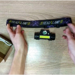 Фонарь налобный SENSOR 7476 BL-1898 с датчиком движения Вінниця