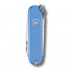 Нож-брелок Victorinox Classic SD Colors Summer Rain 58 мм 7 функций Синий (0.6223.28G) Буча