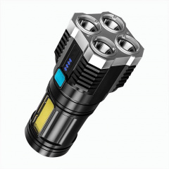 Фонарь ручной Police X509/L-S03-4LED 3030+COB з/у USB-micro Черный ABS пластик (X509) Кривой Рог