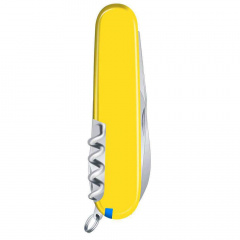 Складной нож Victorinox Camper Ukraine Сине-желтый (1.3613.2.8) Кушугум
