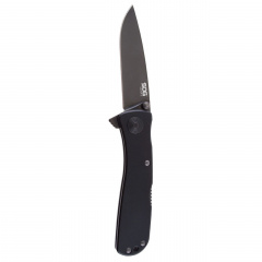 Нож SOG Twitch II Wood Handle Черный Ровно