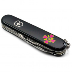 Складной нож Victorinox Spartan Army 91 мм Эмблема СВ ВСУ (1.3603.3_W0020u) Городок