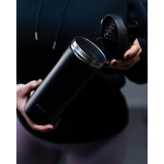 Шейкер спортивний Smartshake Insulated Steel 750ml Black Королёво