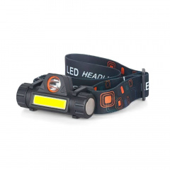 Фонарик налобный Bailong High Power Head Lamp 8101 COB XPE 14500 USB charge Черный (IR004635) Буча