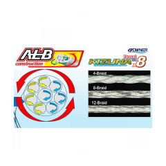 Шнур OWNER KIZUNA Broad PEx8 #0.21 мм 15.3 кг 150 м Multi Color (56119-021) Куп'янськ