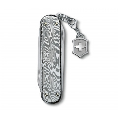 Складной нож Victorinox Classic SD Brilliant Damast 58 мм 5 функций Дамасская сталь (0.6221.34) Чернігів