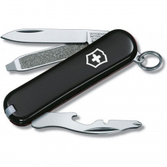 Складной нож Victorinox Rally 58мм 9 функций Черный (0.6163.3) Королево