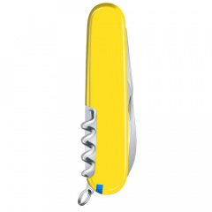 Складной нож Victorinox Waiter Ukraine Сине-желтый (0.3303.2.8) Рівне