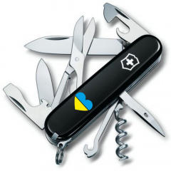 Складной нож Victorinox Climber Ukraine 91 мм Сердце сине-желтое (1.3703.3_T1090u) Мукачево