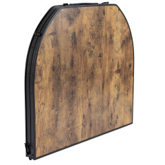 Стол Bo-Camp Woodbine Oval 150x80 cm Black/Wood look (1404230) Івано-Франківськ