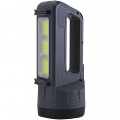 Фонарь ручной аккумуляторный Panther PT-8877 LED+COB 2400 mAh Black Бердичів