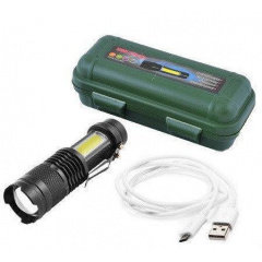 Фонарь аккумуляторный BL-525 COB с micro usb 5389 Тернопіль