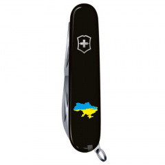 Складной нож Victorinox Climber Ukraine 91 мм 14 функций Карта Украины (1.3703.3_T1166u) Петрове