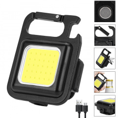 Фонарь X-BALOG LED COB 500lm 6W 500 mAh кемпинговый на карабине с магнитом и открывашкой Type-C (COB-500) Київ