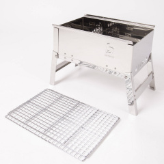 Гриль угольный Bo-Camp Compact Delux 330х225х275 мм Silver (8108360) Кременчук
