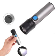 Фонарик светодиодный ручной аккумуляторный Fleshlight K31 Серый Київ