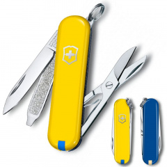 Складной нож Victorinox Classic SD Ukraine Желто-синий (0.6223.8G.2) Енергодар