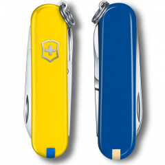 Складной нож Victorinox Classic SD Ukraine Желто-синий (0.6223.8G.2) Енергодар