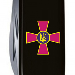 Складной нож Victorinox Climber Army 91 мм Эмблема ВСУ (1.3703.3_W0010u) Городок