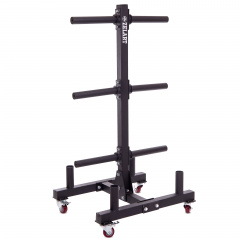 Стойка для блинов и грифов передвижная Zelart TA-2273 80х63х148,5см Черный Київ