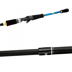 Спиннинговое удилище YUMINGBU KNIGHT Karbon IM7 2.4 м 5-30 г Section M/ML Мультипликаторная Черно-синий (10638-58081) Тячев