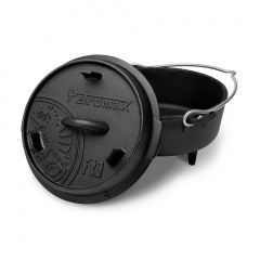 Котелок-жаровня чугунная Petromax Dutch Oven ft3 на ножках 1,6 л (1017-ft3) Киев