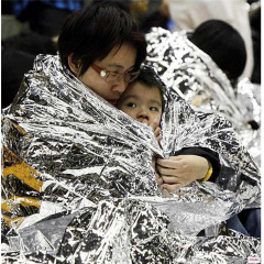 Походное туристическое термоодеяло EMERGENCY BLANKET UY215 Киев