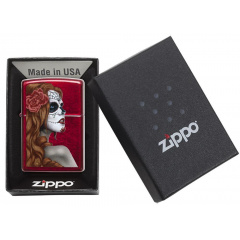 Зажигалка бензиновая Zippo Day Of Dead Girl (28830) Бровари