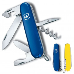Складной нож Victorinox Spartan Ukraine Cине-желтый (1.3603.2.8) Долина