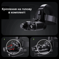 Прибор бинокуляр ночного видения с креплением на голову Dsoon NV8160 (1799463851) Оріхів