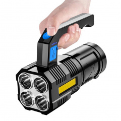 Фонарь аккумуляторный RIAS Multi Fuction Portable Lamp Влагостойкий Black (3_02503) Гуляйполе
