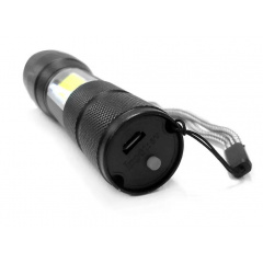 Фонарь ручной X-Balog BL-29-T6 аккумуляторный microUSB Black (3_01393) Київ