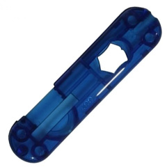 Накладка на нож Victorinox 58мм передняя с фонарем LED V Блакитний (1049-VxC6202.T1) Королево