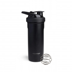 Шейкер спортивный SmartShake Insulated Steel 750ml Black (1838398734) Долина