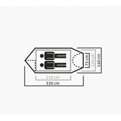 Палатка Salewa Sierra Leone II 5624 5315 UNI (1054-013.003.0865) Дрогобич