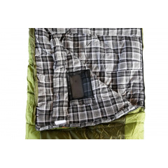 Спальный мешок одеяло Tramp Sherwood Regular левый Зелёный (UTRS-054R-L) Весёлое