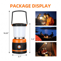 Фонарь кемпинговый T39 SuperFire 850 Lumen IP45 Black-Orange Генічеськ