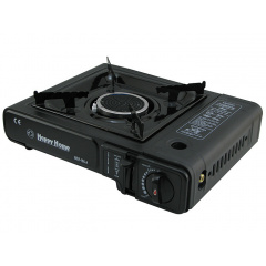 Портативная газовая плита Happy Home BDZ-155-A с керамической инфракрасной горелкой Black (3_01390) Ладан