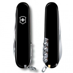 Складной нож Victorinox Huntsman 91 мм 18 функций Черный (1.3715.3) Михайловка