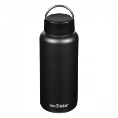 Бутылка для воды Klean Kanteen Wide Loop Cap 1182 мл Черный (1017-1009497) Новое