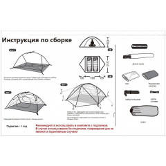Палатка Tramp Cloud 3 Si TRT-094-green Кропива