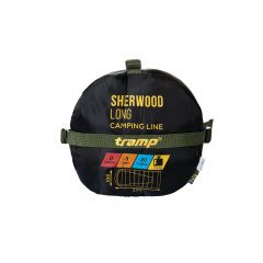 Спальный мешок левый Tramp Sherwood Long 230/100 UTRS-054L-L Dark-olive/grey Покровск
