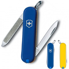 Складной нож Victorinox Escort Ukraine Сине-желтый (0.6123.2.8) Кропива