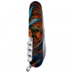 Складной нож Victorinox Climber Zodiac Сапфировый дракон 91 мм 14 функций (1.3703.Z3260p) Березне