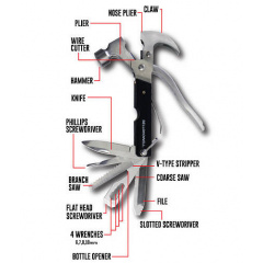Мультитул Tac Tool Multi Hammer 18 инструментов Black (14967-hbr) Бердичев